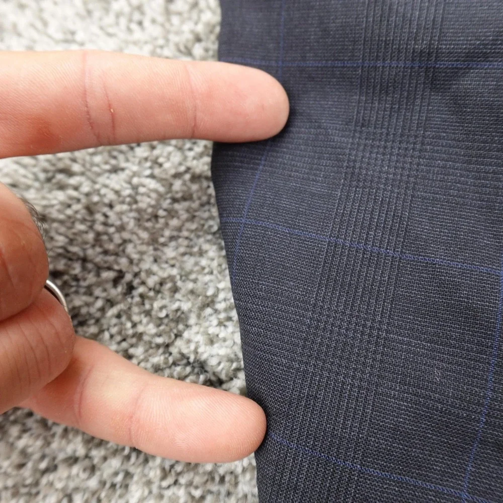 VTG Brooks Brothers 346 Blazer Mens‎ 41 Gray Blue Wool Sport Coat Jacket Top Y2K